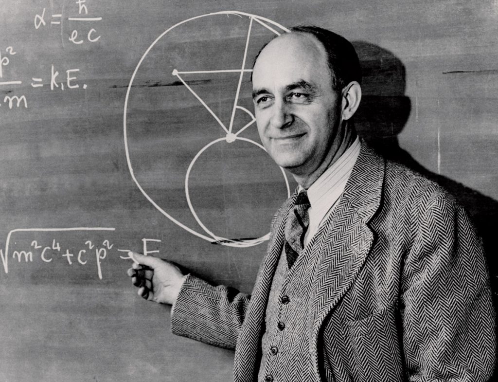 Enrico Fermi. Photo courtesy of the University of Chicago.